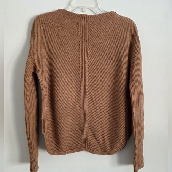 ARITZIA | Babaton Chalmers Sweater Wool Linen Blend Camel Brown Sz XS - Picture 5 of 8